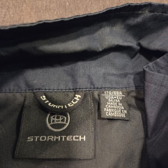StormTech Adjustable Waist Rain Vest Seattle Aquarium Logo Men's Medium - Picture 4 of 11